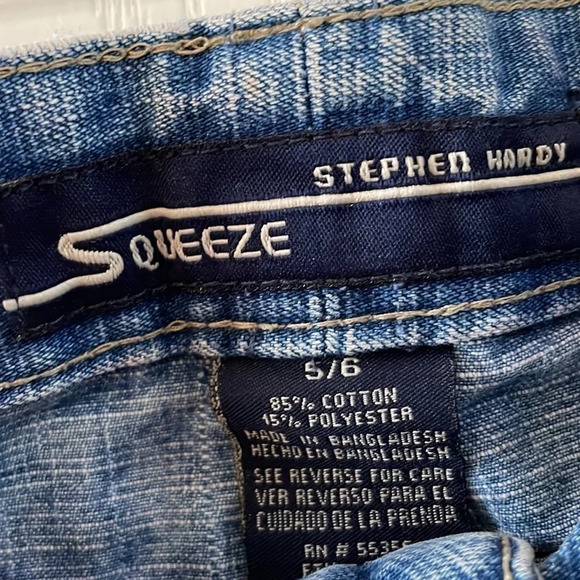 Squeeze by Stephen Hardy denim skirt size 5/6 - Picture 5 of 8